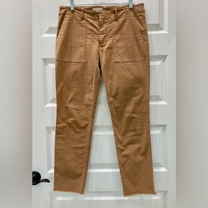 Designer Nili Lotan Camel Ankle Pants